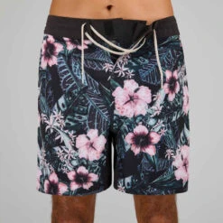 Boardshort Surf 500 17" HIBISCO CORAL 16 Boardshort Surf 500 17" HIBISCO CORAL -Magasin De Vêtements De Sport boardshort surf 500 17quote homme good bleu 4