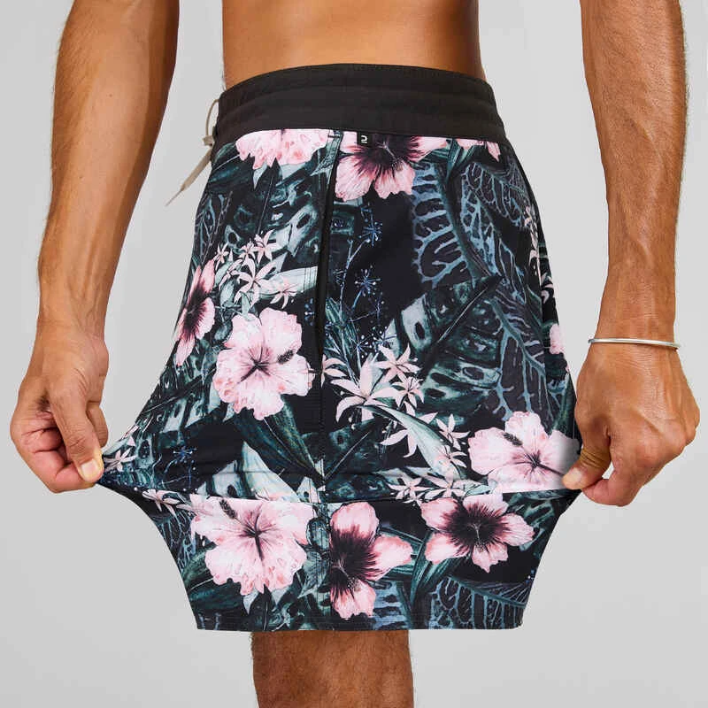 Boardshort Surf 500 17" HIBISCO CORAL 6 Boardshort Surf 500 17" HIBISCO CORAL – Image 6