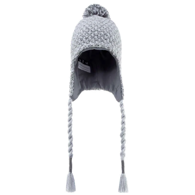 WEDZE BONNET DE SKI PÉRUVIEN ENFANT - TIMELESS - GRIS CLAIR 2 WEDZE BONNET DE SKI PÉRUVIEN ENFANT - TIMELESS - GRIS CLAIR – Image 2