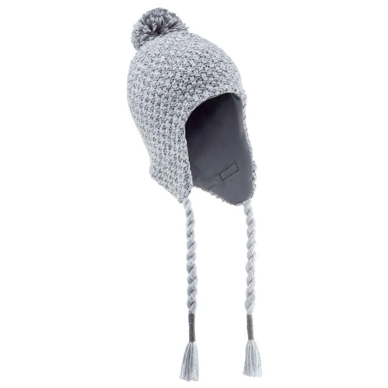 WEDZE BONNET DE SKI PÉRUVIEN ENFANT - TIMELESS - GRIS CLAIR 1 WEDZE BONNET DE SKI PÉRUVIEN ENFANT - TIMELESS - GRIS CLAIR