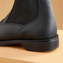 Boots équitation Adulte CLASSIC Cuir Noir -Magasin De Vêtements De Sport boots equitation adulte et enfant cuir noir classic 4