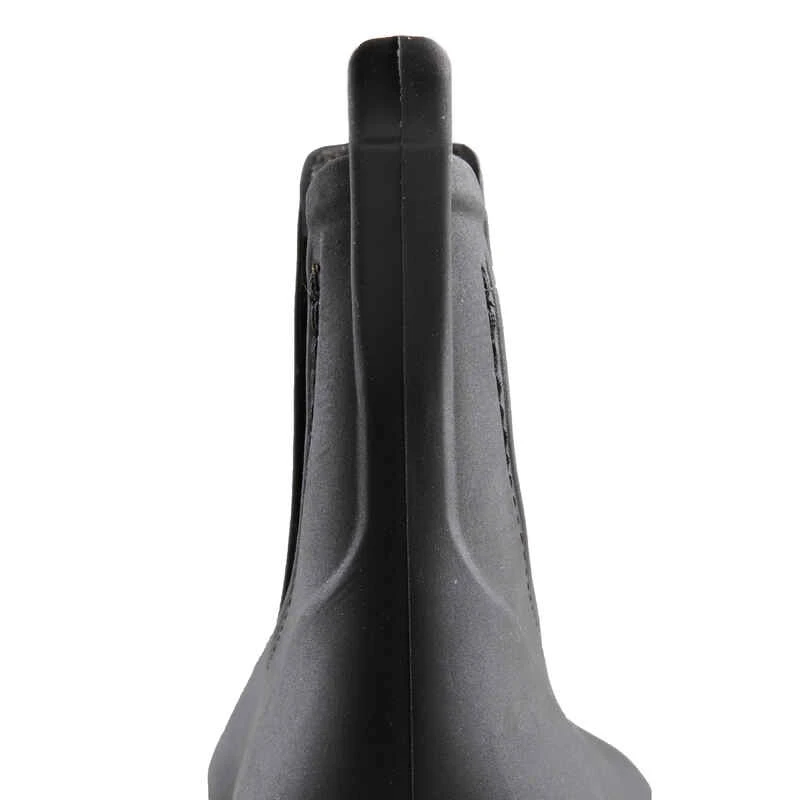 Boots équitation Enfant 100 Noir Et Gris 6 Boots équitation Enfant 100 Noir Et Gris – Image 6