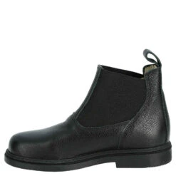 Boots équitation Enfant CLASSIC Cuir Noir -Magasin De Vêtements De Sport boots equitation enfant classic cuir noir 2