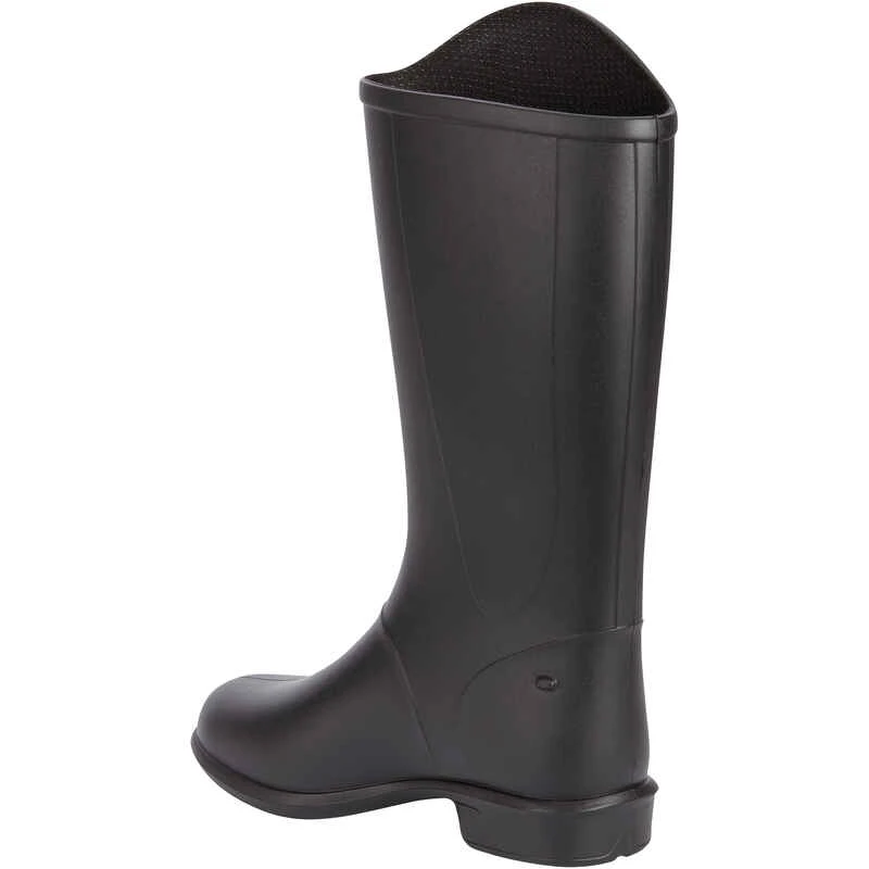 Bottes équitation Enfant 100 Noir 2 Bottes équitation Enfant 100 Noir – Image 2