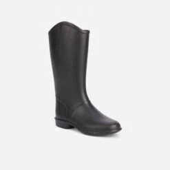Bottes équitation Enfant 100 Noir