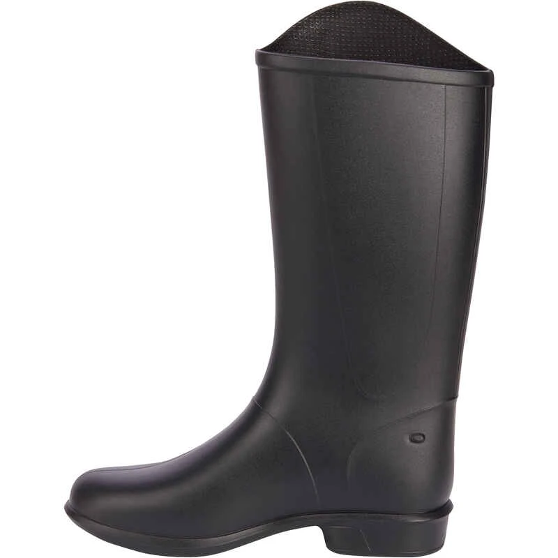 Bottes équitation Enfant 100 Noir 4 Bottes équitation Enfant 100 Noir – Image 4