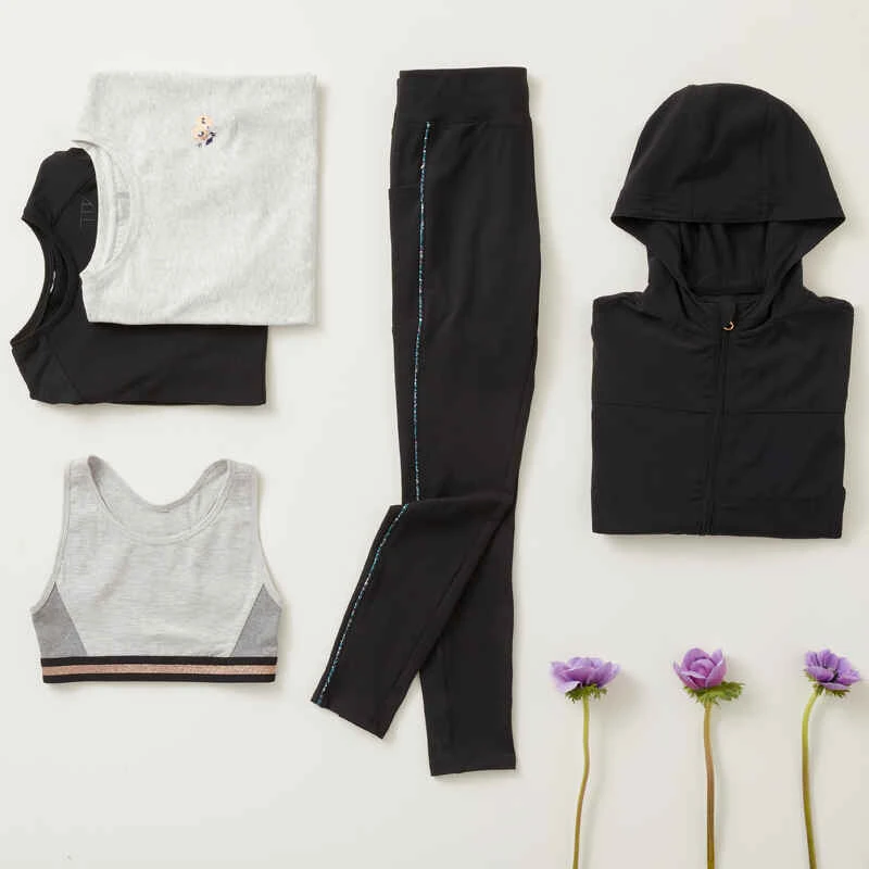 Brassière Fille Coton Grise 5 Brassière Fille Coton Grise – Image 5