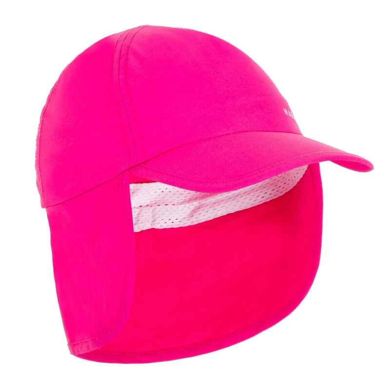 Casquette Anti UV Bébé Nageur Rose 1 Casquette Anti UV Bébé Nageur Rose