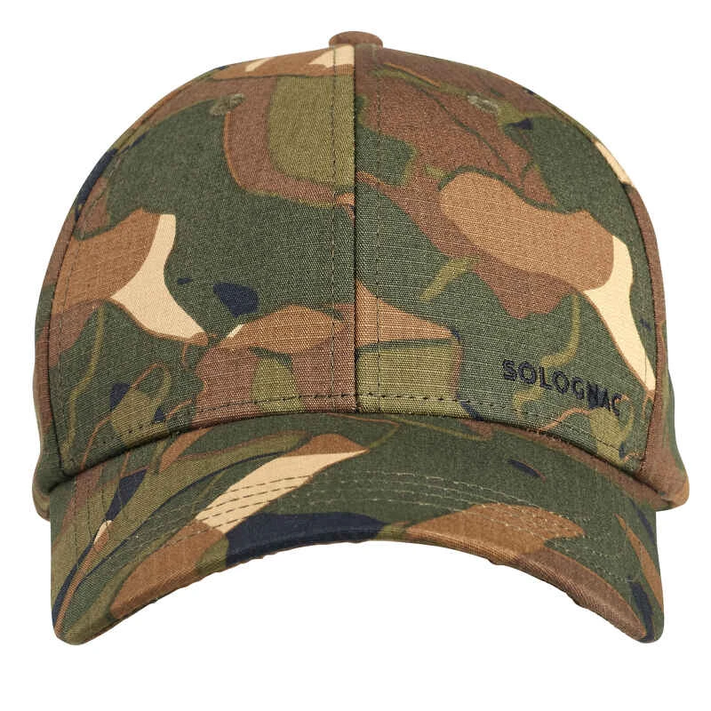 Casquette Chasse 500 Résistante Camo Woodland Vert Et Marron 3 Casquette Chasse 500 Résistante Camo Woodland Vert Et Marron – Image 3
