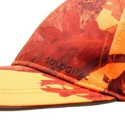 CASQUETTE CHASSE ORANGE CAMO 500 -Magasin De Vêtements De Sport casquette chasse orange camo 500 5