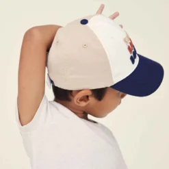 Casquette Enfant Réglable -Magasin De Vêtements De Sport casquette enfant 500 bleu marine avec motifs 3