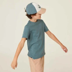 Decathlon CASQUETTE ENFANT KAKI/BEIGE -Magasin De Vêtements De Sport casquette enfant kakislashbeige 2