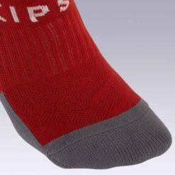 Kipsta Chaussettes De Football VIRALTO SOLO Rayées Rouge Et Orange -Magasin De Vêtements De Sport chaussettes de football adulte f500 noir 6