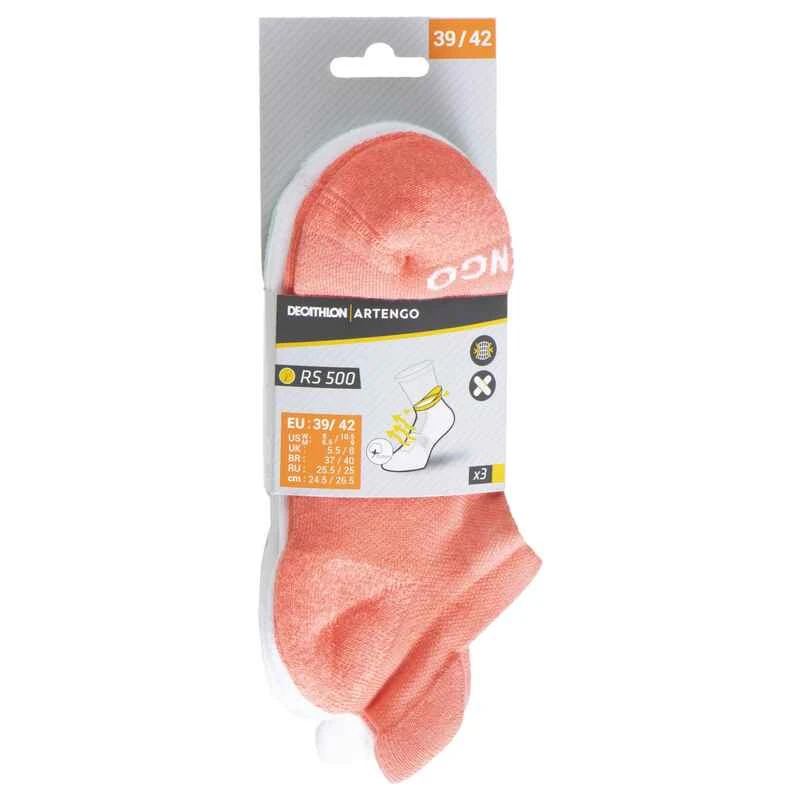 CHAUSSETTES DE SPORT BASSES ARTENGO RS 500 ROSE BLANC VERT LOT DE 3 12 CHAUSSETTES DE SPORT BASSES ARTENGO RS 500 ROSE BLANC VERT LOT DE 3 – Image 12