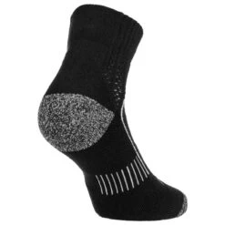 CHAUSSETTES DE SPORT MI-HAUTES ARTENGO RS 900 NOIR BLANC LOT DE 3 -Magasin De Vêtements De Sport chaussettes de sport mi hautes artengo rs 900 noir blanc lot de 3 3