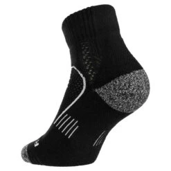CHAUSSETTES DE SPORT MI-HAUTES ARTENGO RS 900 NOIR BLANC LOT DE 3 -Magasin De Vêtements De Sport chaussettes de sport mi hautes artengo rs 900 noir blanc lot de 3 5