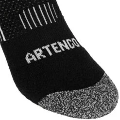 CHAUSSETTES DE SPORT MI-HAUTES ARTENGO RS 900 NOIR BLANC LOT DE 3 -Magasin De Vêtements De Sport chaussettes de sport mi hautes artengo rs 900 noir blanc lot de 3 6