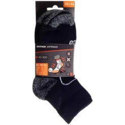 CHAUSSETTES DE SPORT MI-HAUTES ARTENGO RS 900 NOIR BLANC LOT DE 3 -Magasin De Vêtements De Sport chaussettes de sport mi hautes artengo rs 900 noir blanc lot de 3 8