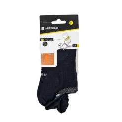 CHAUSSETTES DE SPORT BASSES ARTENGO RS 160 NOIR BRILLANT LOT DE 3 -Magasin De Vêtements De Sport chaussettes de tennis basses artengo rs 160 gris lot de 3 11
