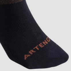 CHAUSSETTES DE SPORT BASSES ARTENGO RS 160 NOIR BRILLANT LOT DE 3 -Magasin De Vêtements De Sport chaussettes de tennis basses artengo rs 160 gris lot de 3 8