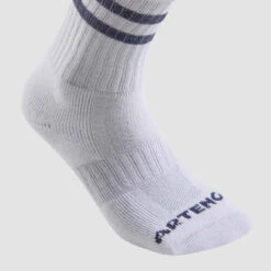 CHAUSSETTES DE TENNIS HAUTES ARTENGO RS 500 BLANC RETRO LOT DE 3 -Magasin De Vêtements De Sport chaussettes de tennis hautes artengo rs 500 blanc lot de 3 11