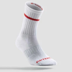 CHAUSSETTES DE TENNIS HAUTES ARTENGO RS 500 BLANC RETRO LOT DE 3 -Magasin De Vêtements De Sport chaussettes de tennis hautes artengo rs 500 blanc lot de 3 3