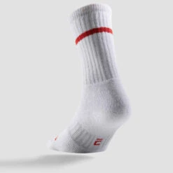 CHAUSSETTES DE TENNIS HAUTES ARTENGO RS 500 BLANC RETRO LOT DE 3 -Magasin De Vêtements De Sport chaussettes de tennis hautes artengo rs 500 blanc lot de 3 4