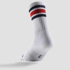 CHAUSSETTES DE TENNIS HAUTES ARTENGO RS 500 BLANC RETRO LOT DE 3 -Magasin De Vêtements De Sport chaussettes de tennis hautes artengo rs 500 blanc lot de 3 5