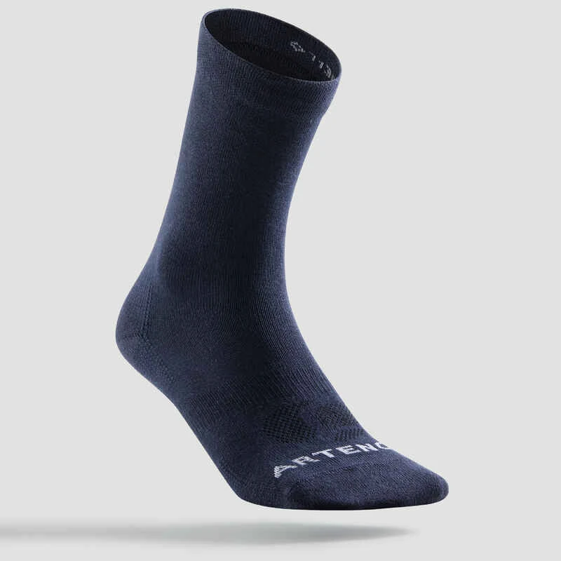 Artengo Chaussettes De Sport Hautes RS 160 X 3 - Marine 2 Artengo Chaussettes De Sport Hautes RS 160 X 3 - Marine – Image 2