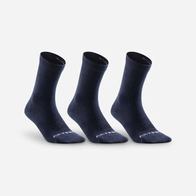 Artengo Chaussettes De Sport Hautes RS 160 X 3 - Marine 1 Artengo Chaussettes De Sport Hautes RS 160 X 3 - Marine