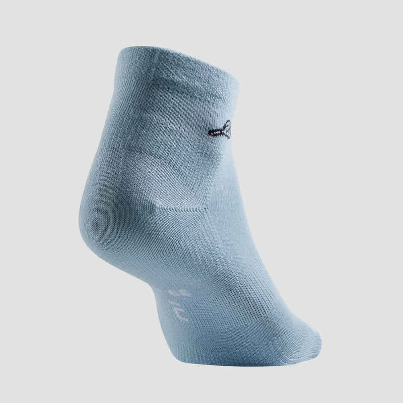 Artengo Chaussettes De Sport Mi-Hautes RS 160 Lot De 3 - Bleu/Gris/Vert Logo 11 Artengo Chaussettes De Sport Mi-Hautes RS 160 Lot De 3 - Bleu/Gris/Vert Logo – Image 11