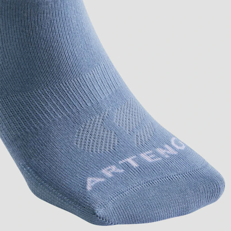Artengo Chaussettes De Sport Mi-Hautes RS 160 Lot De 3 - Bleu/Gris/Vert Logo 12 Artengo Chaussettes De Sport Mi-Hautes RS 160 Lot De 3 - Bleu/Gris/Vert Logo – Image 12