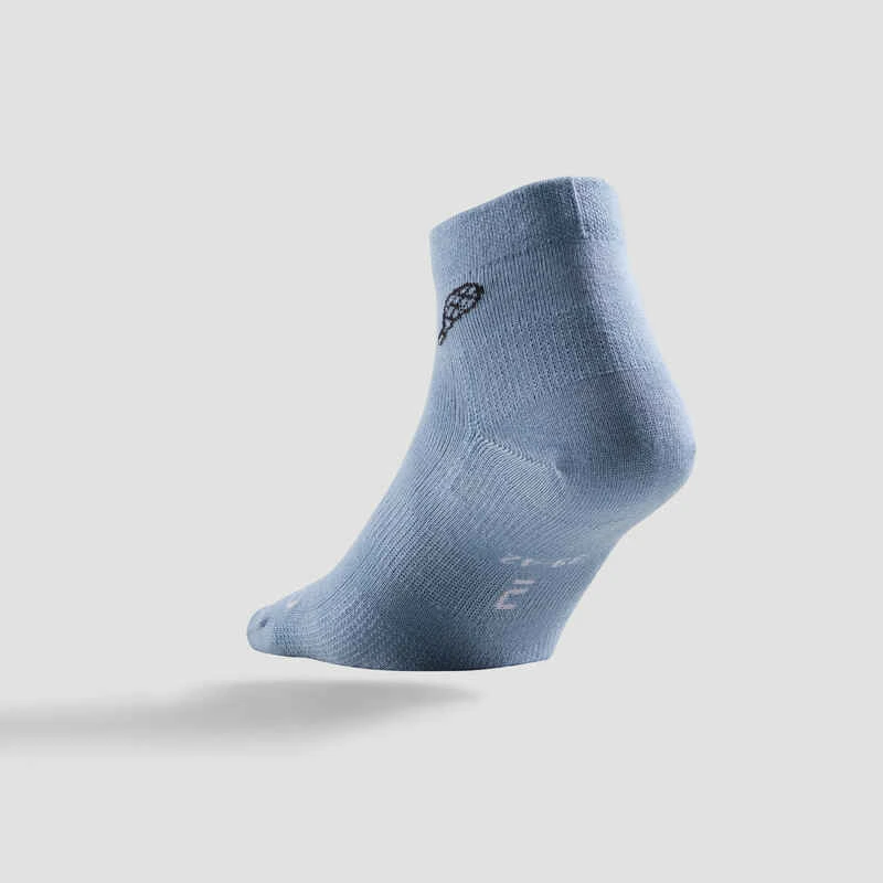 Artengo Chaussettes De Sport Mi-Hautes RS 160 Lot De 3 - Bleu/Gris/Vert Logo 6 Artengo Chaussettes De Sport Mi-Hautes RS 160 Lot De 3 - Bleu/Gris/Vert Logo – Image 6