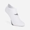 Chaussettes Invisibles Fitness Cardio Training X2 Blanc
