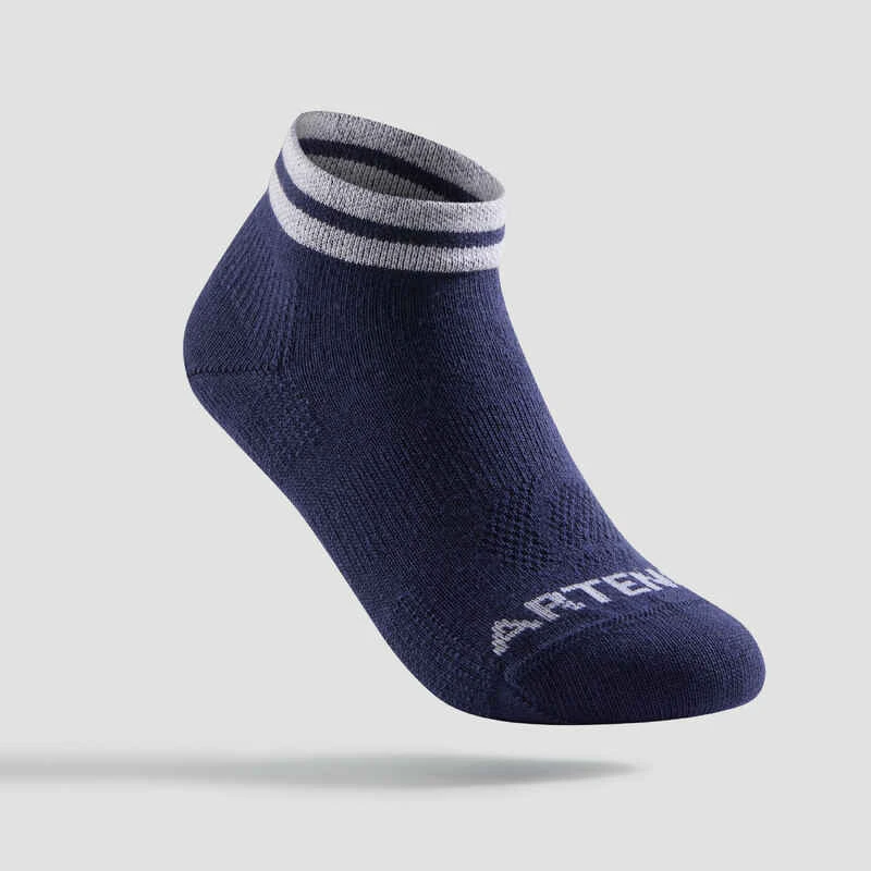 CHAUSSETTES TENNIS ENFANT MI-HAUTES ARTENGO RS 160 MARINE BLANC ROUGE LOT DE 3 5 CHAUSSETTES TENNIS ENFANT MI-HAUTES ARTENGO RS 160 MARINE BLANC ROUGE LOT DE 3 – Image 5