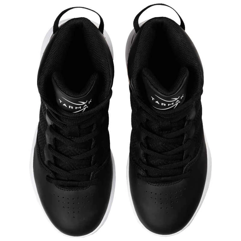 CHAUSSURES DE BASKETBALL ENFANT DÉBUTANT - SS100 NOIR 3 CHAUSSURES DE BASKETBALL ENFANT DÉBUTANT - SS100 NOIR – Image 3