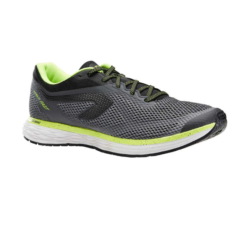 CHAUSSURE DE RUNNING HOMME KIPRUN FAST 2 GRIS JAUNE 1 CHAUSSURE DE RUNNING HOMME KIPRUN FAST 2 GRIS JAUNE