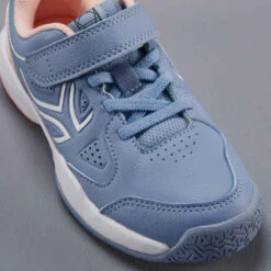 Artengo CHAUSSURE DE TENNIS ENFANT TS530 SCRATCH GRIS ROSE -Magasin De Vêtements De Sport chaussure de tennis enfant ts530 scratch gris rose 5