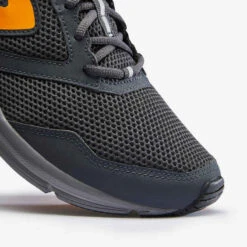 Kalenji CHAUSSURE DE RUNNING HOMME NOIR ORANGE -Magasin De Vêtements De Sport chaussure jogging homme run active noir jaune 3