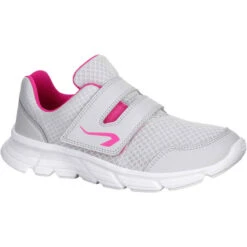 Kalenji CHAUSSURES ATHLETISME ENFANT EKIDEN ONE GRISES ET ROSES