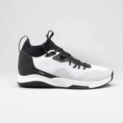 Chaussures De Basketball Femme - FAST 500 W Blanc Noir