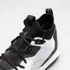 Chaussures De Basketball Femme - FAST 500 W Blanc Noir -Magasin De Vêtements De Sport chaussures de basket tige basse femme confirmee fast 500 blanche noire 4