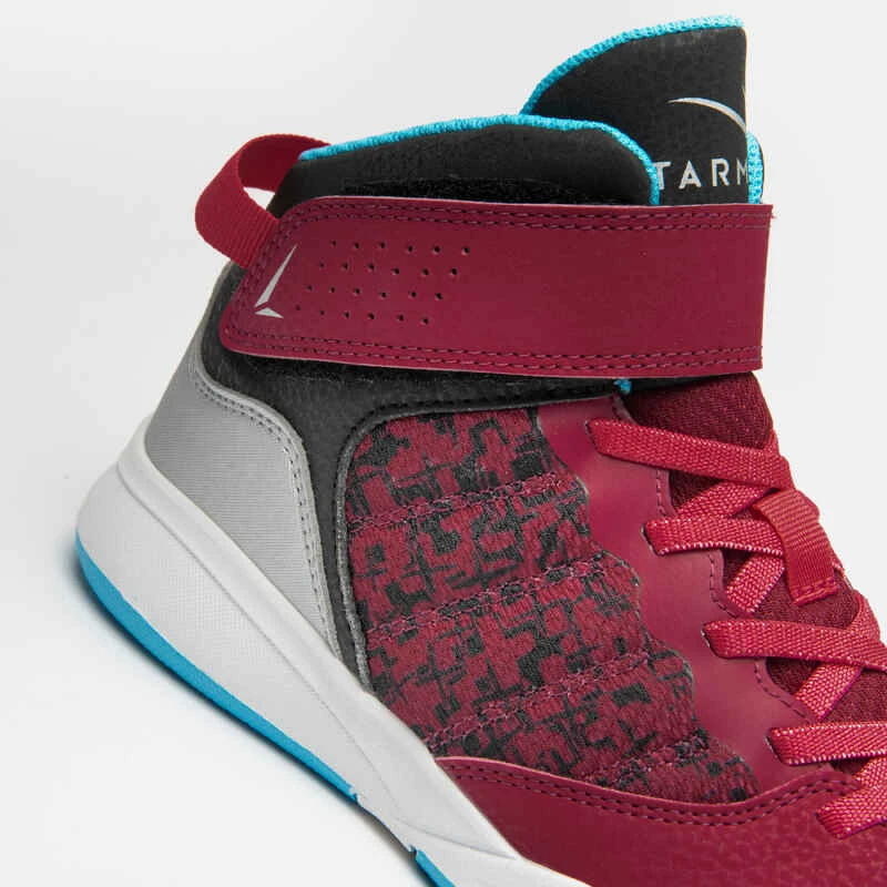 CHAUSSURES DE BASKETBALL ENFANT DEBUTANT - SE100 BORDEAUX 6 CHAUSSURES DE BASKETBALL ENFANT DEBUTANT - SE100 BORDEAUX – Image 6