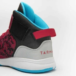 CHAUSSURES DE BASKETBALL ENFANT DEBUTANT - SE100 BORDEAUX 17 CHAUSSURES DE BASKETBALL ENFANT DEBUTANT - SE100 BORDEAUX -Magasin De Vêtements De Sport chaussures de basketball easy pour garconslashfille debutante noir rouge se100 6