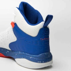 CHAUSSURES DE BASKETBALL ENFANT CONFIRME - SS500H BLANC BLEU ROUGE -Magasin De Vêtements De Sport chaussures de basketball pour garconslashfille confirmee navy ss500h 11
