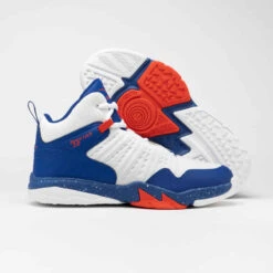 CHAUSSURES DE BASKETBALL ENFANT CONFIRME - SS500H BLANC BLEU ROUGE -Magasin De Vêtements De Sport chaussures de basketball pour garconslashfille confirmee navy ss500h 3