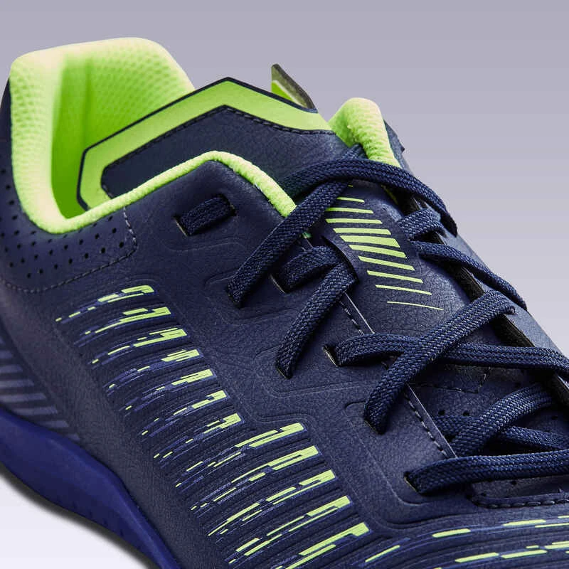 Kipsta Chaussures De Futsal GINKA 500 Bleu Foncé 5 Kipsta Chaussures De Futsal GINKA 500 Bleu Foncé – Image 5