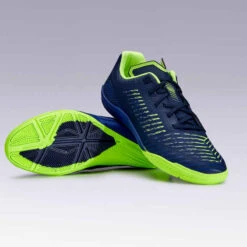 Kipsta Chaussures De Futsal GINKA 500 Bleu Foncé 14 Kipsta Chaussures De Futsal GINKA 500 Bleu Foncé -Magasin De Vêtements De Sport chaussures de futsal ginka 500 noir 6