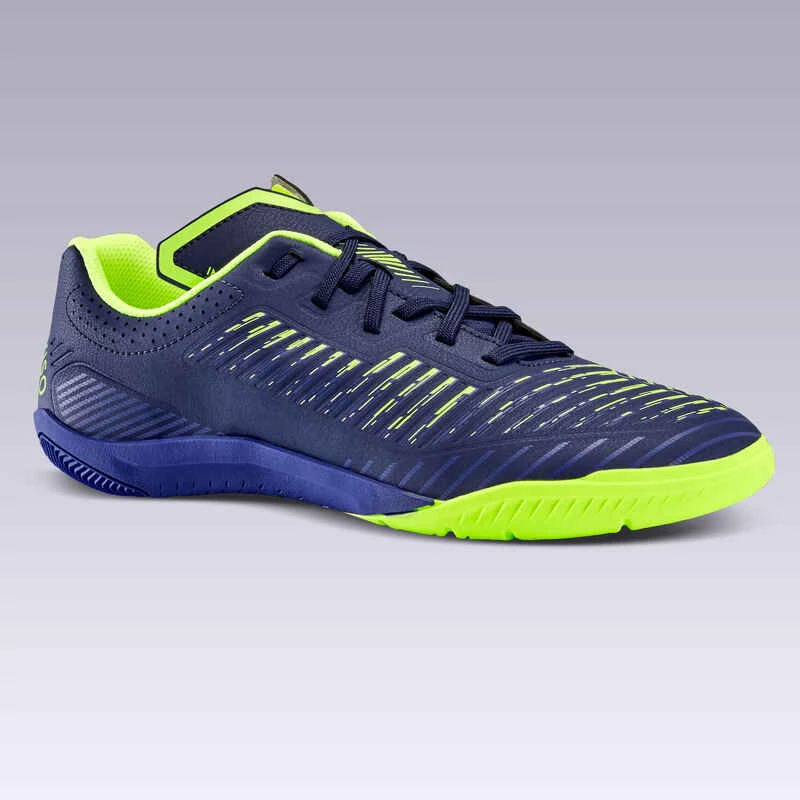 Kipsta Chaussures De Futsal GINKA 500 Bleu Foncé 8 Kipsta Chaussures De Futsal GINKA 500 Bleu Foncé – Image 8