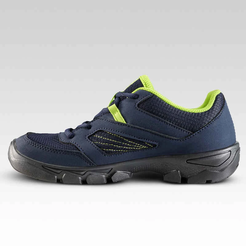 Quechua Chaussures De Randonnée Enfant Avec Lacets MH100 Bleu Du 35 AU 38 2 Quechua Chaussures De Randonnée Enfant Avec Lacets MH100 Bleu Du 35 AU 38 – Image 2